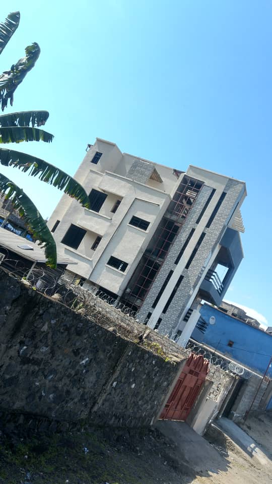 Bâtiment construit à Goma