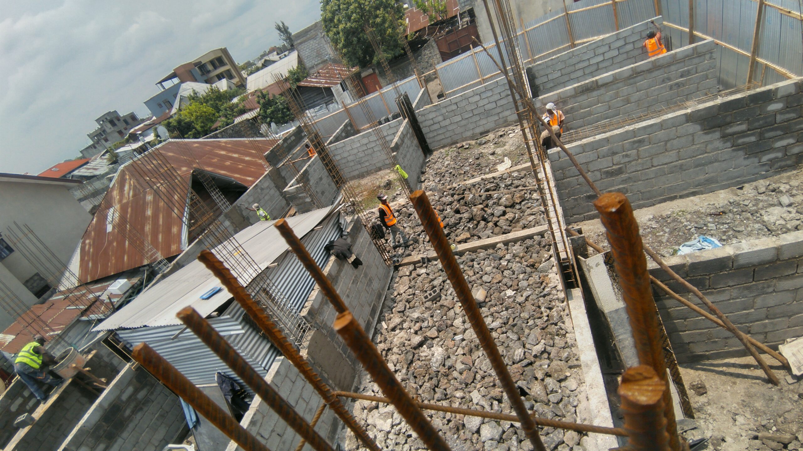 Construction d’un centre du centre d’accueil EUSTACHE